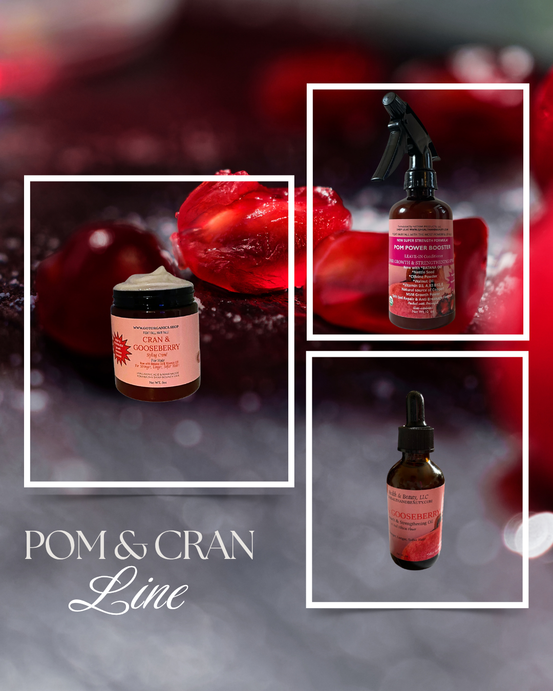 Cranberry & Gooseberry Styling Cremè Hair growth & repair leave in styling product
