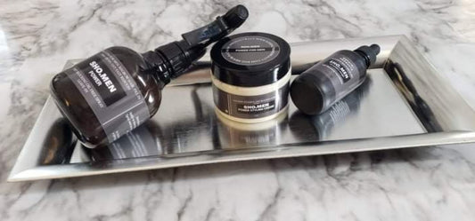 SHO.MEN "Power Styling Cream" 4 Oz Jar