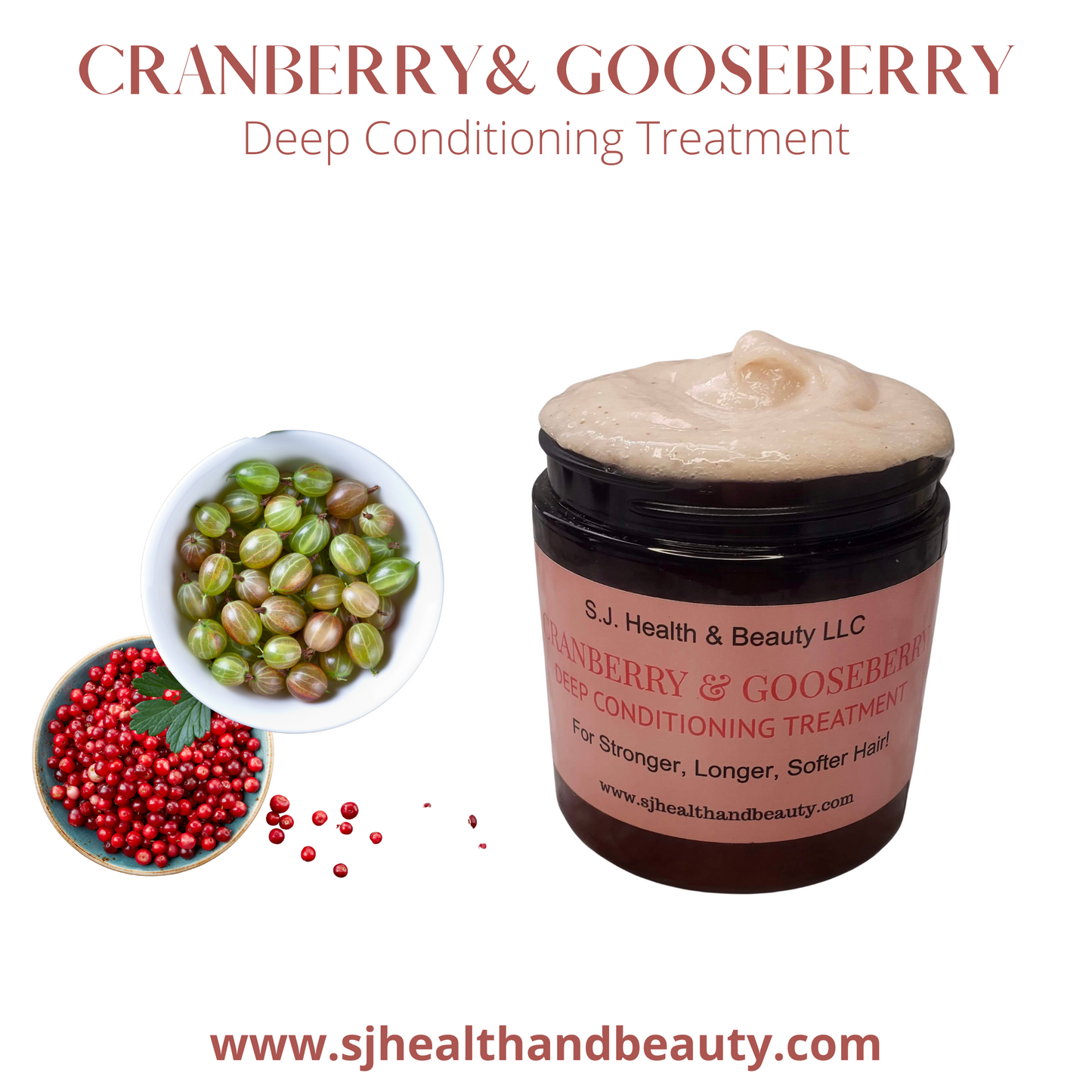 Cranberry & Gooseberry Styling Cremè Hair growth & repair leave in styling product