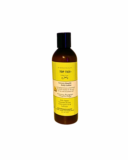 Top Tier Lemongrass Luxury Hand & Body Lotion (no more dry skin) 8 oz