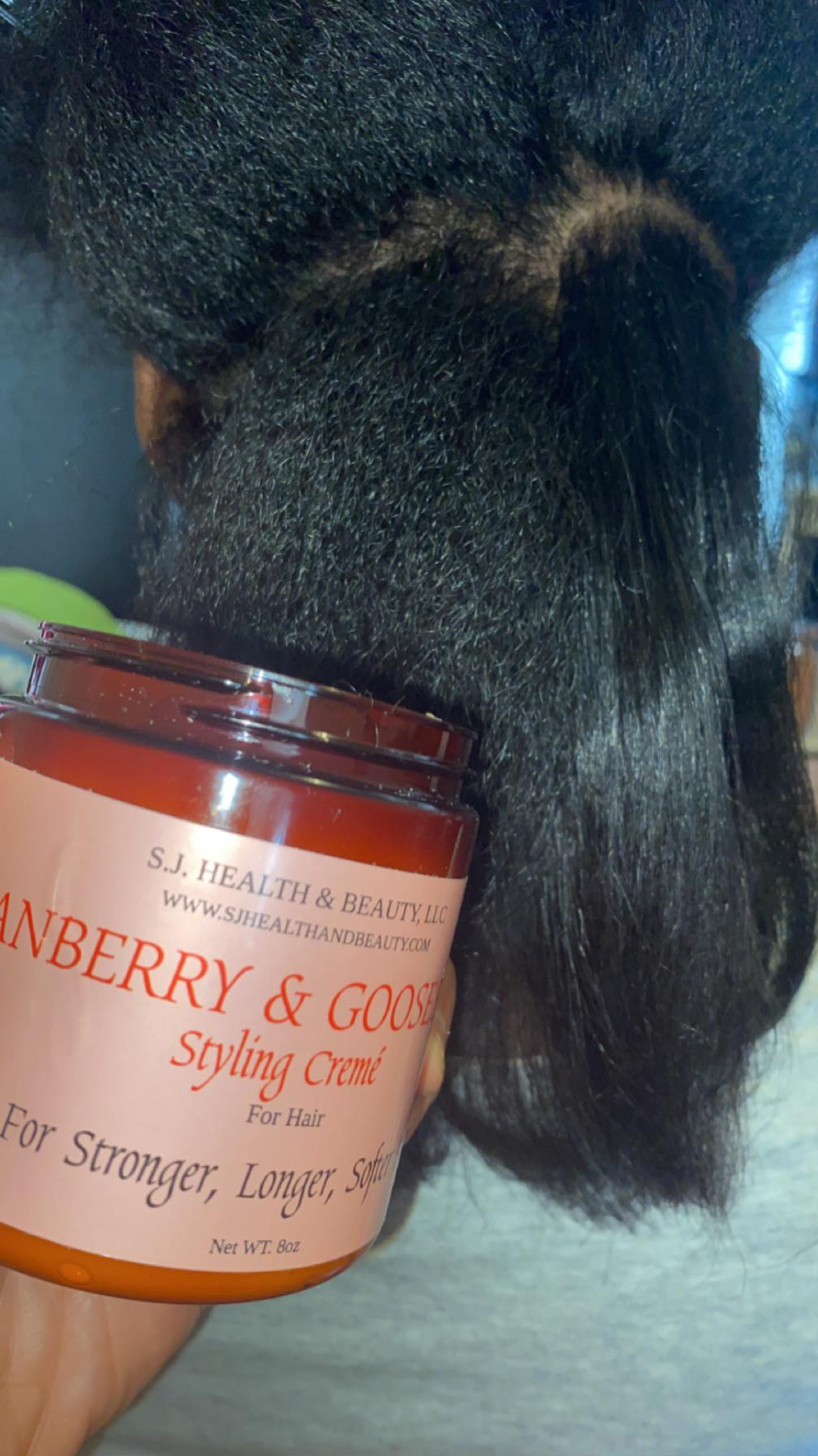 Cranberry & Gooseberry Styling Cremè Hair growth & repair leave in styling product