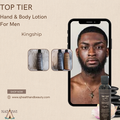 Top Tier Hand and Body Lotion For Men (Fragrance Kingship)