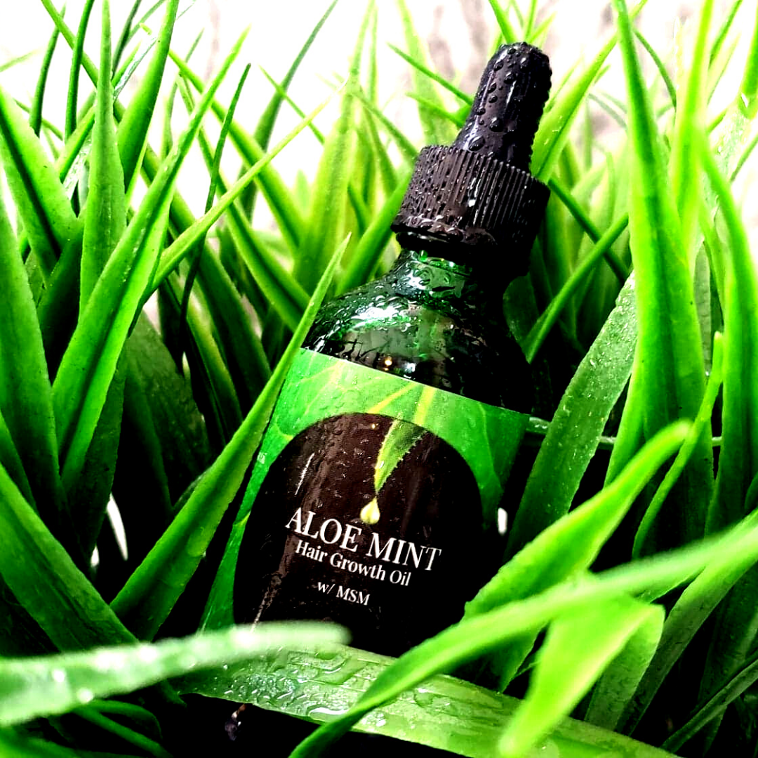 Aloe Mint Hair Growth Oil w/ MSM